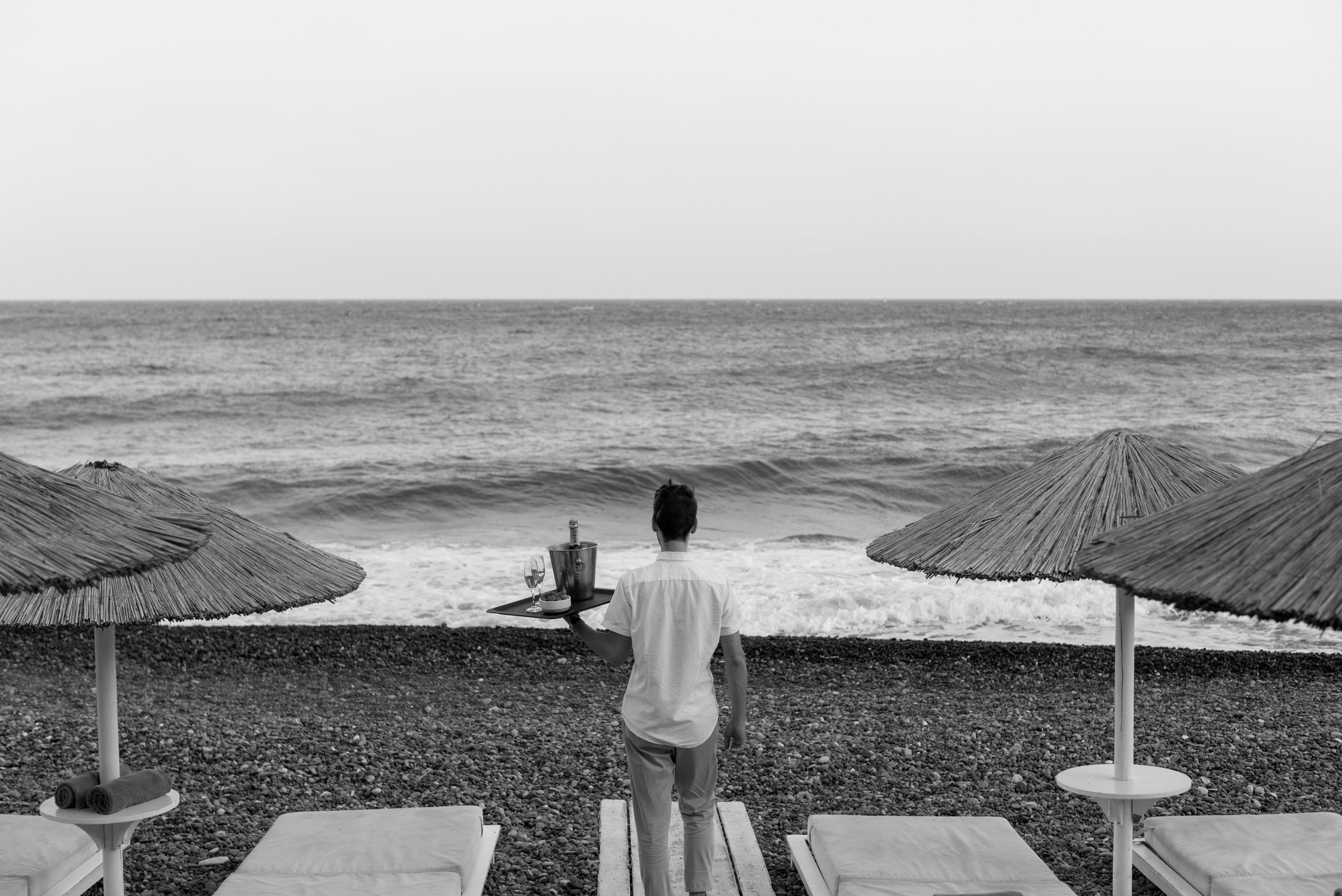 Alesahne Beach Hotel Kamári Kültér fotó