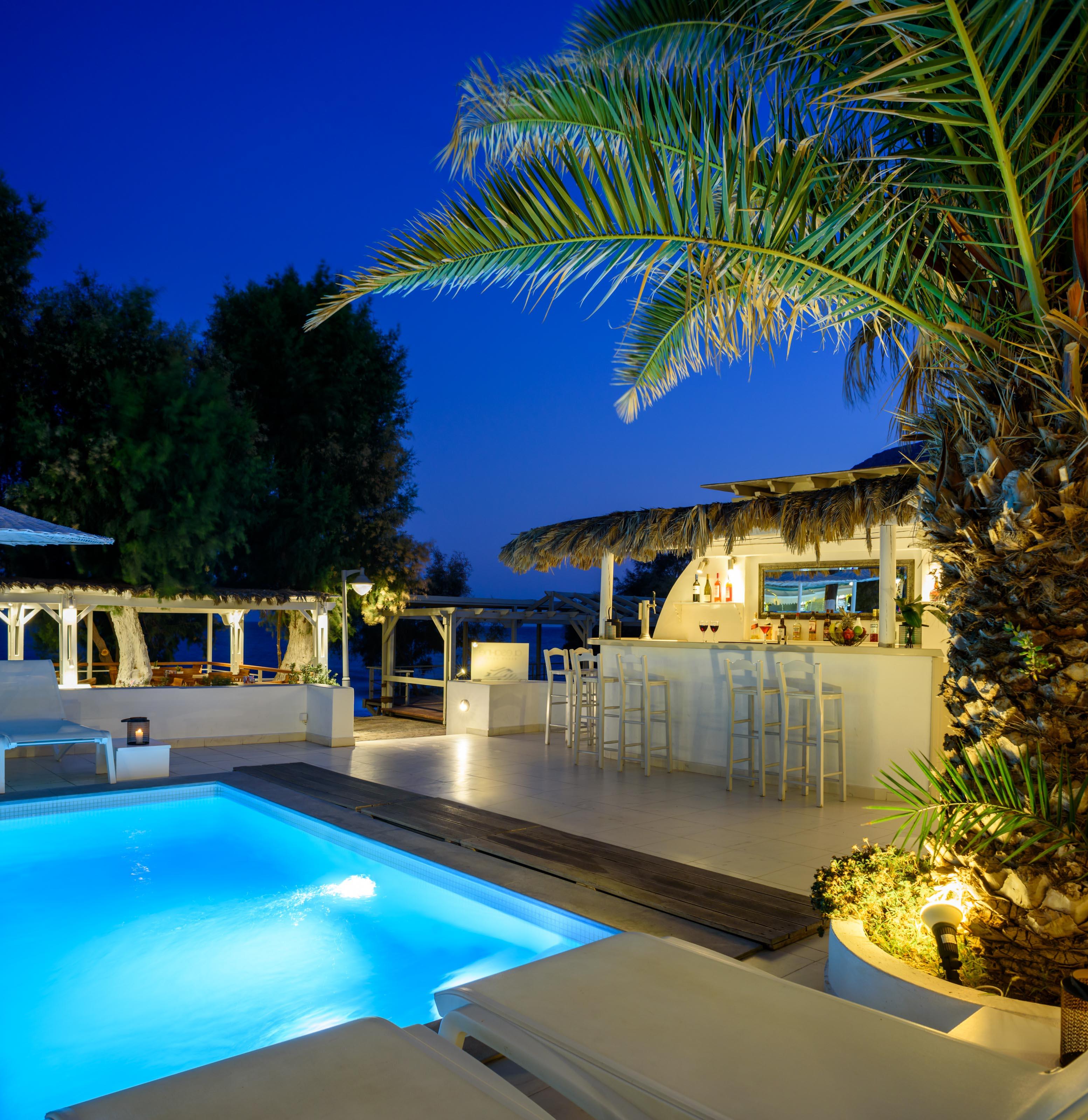 Alesahne Beach Hotel Kamári Kültér fotó