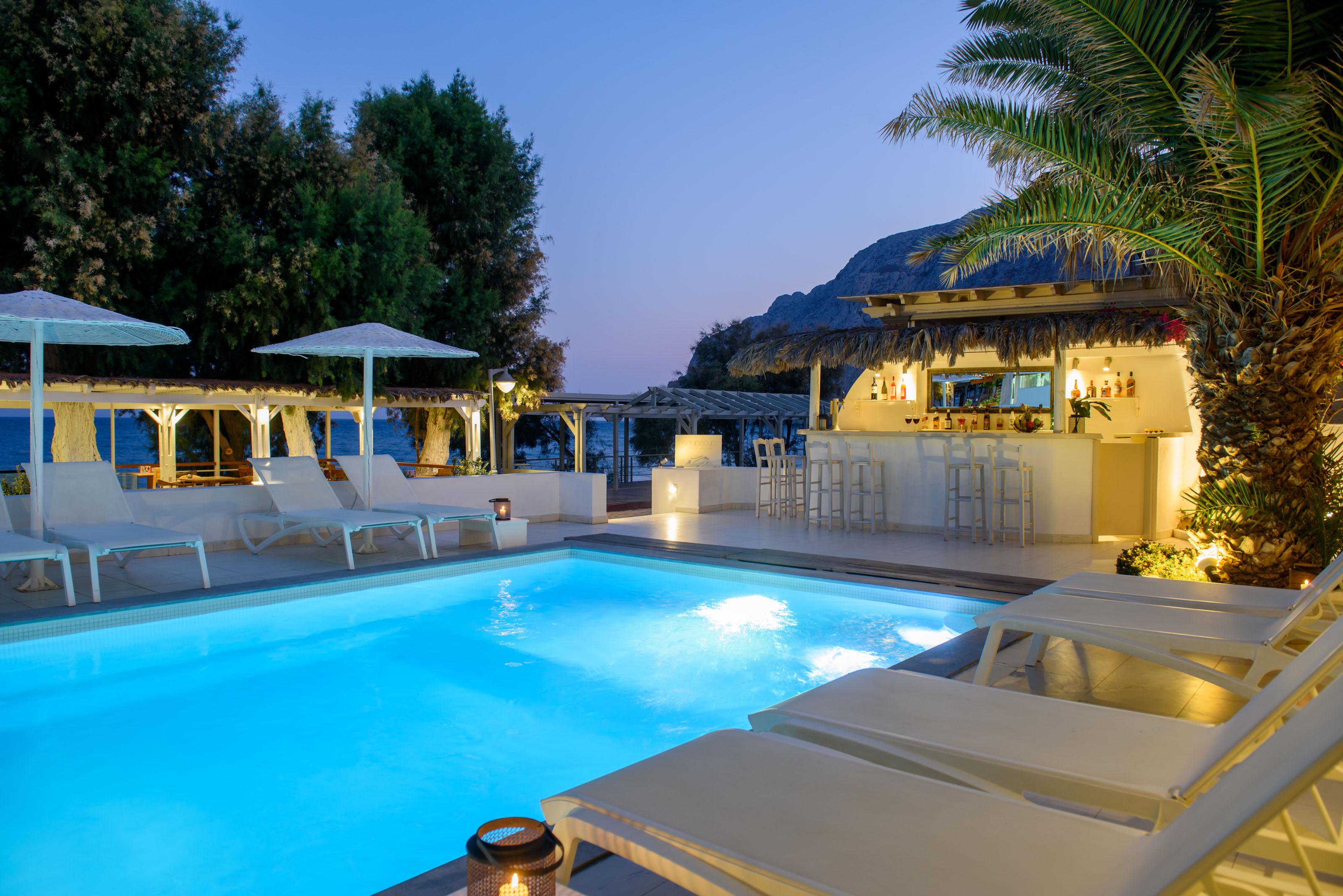 Alesahne Beach Hotel Kamári Kültér fotó