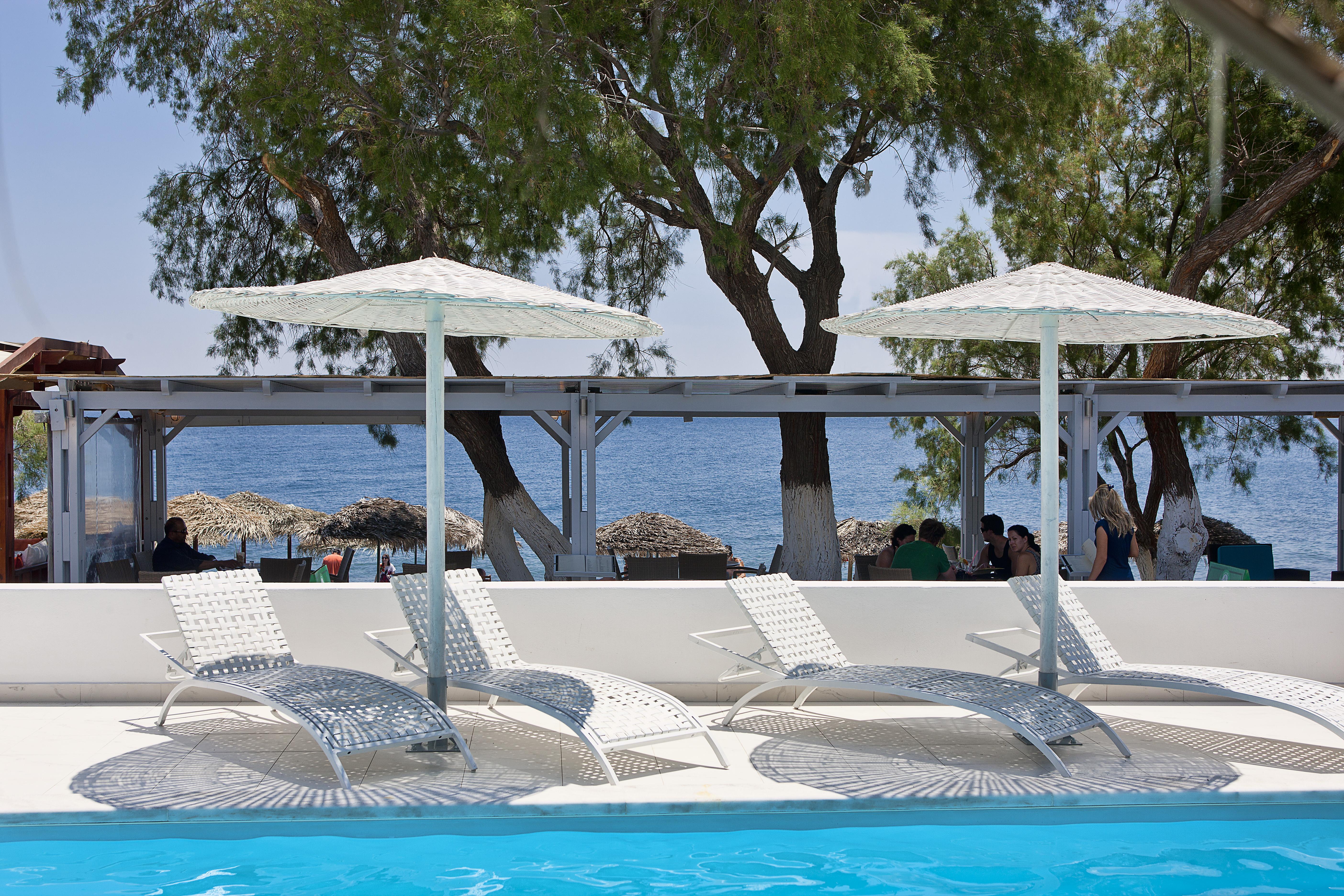 Alesahne Beach Hotel Kamári Kültér fotó