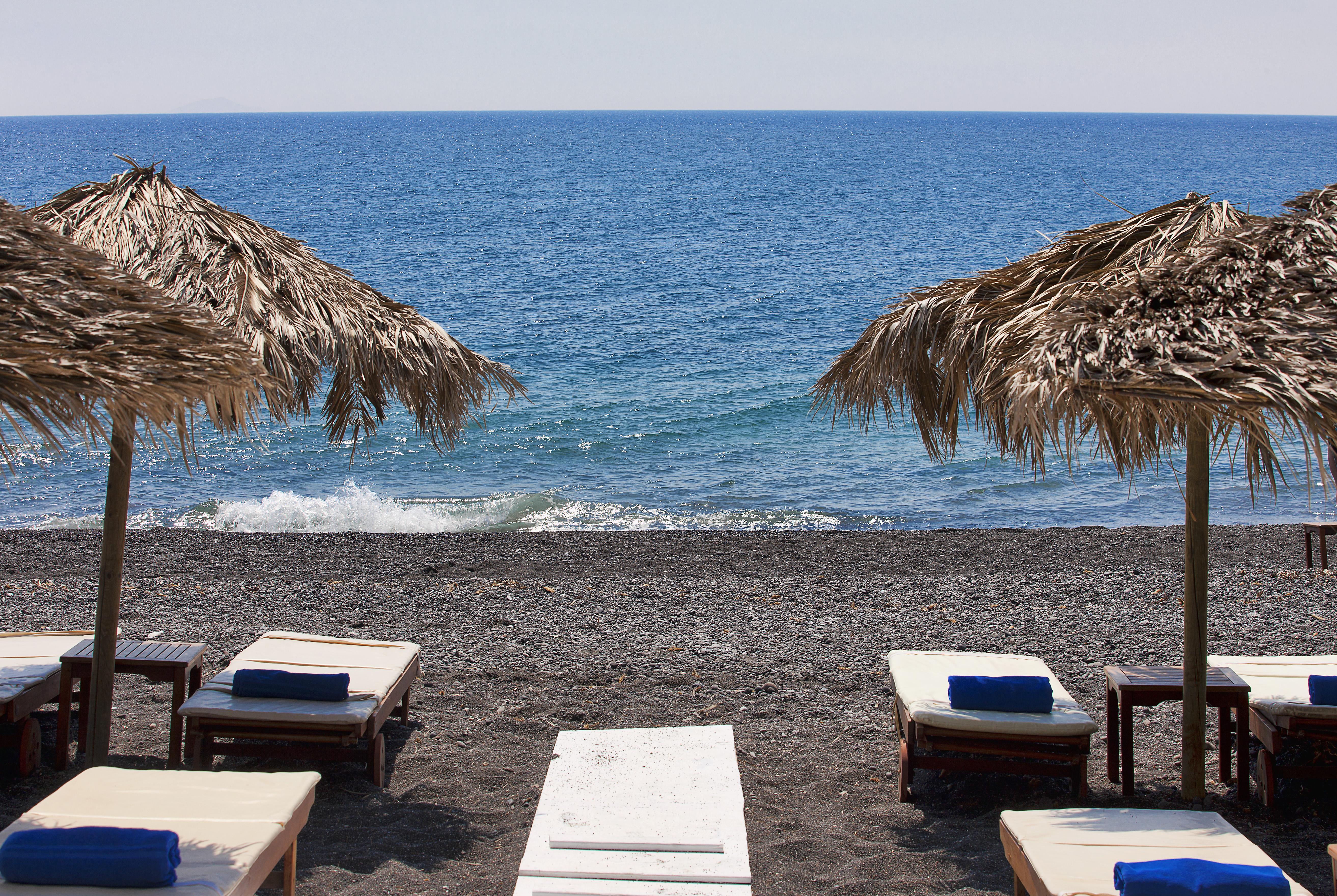 Alesahne Beach Hotel Kamári Kültér fotó