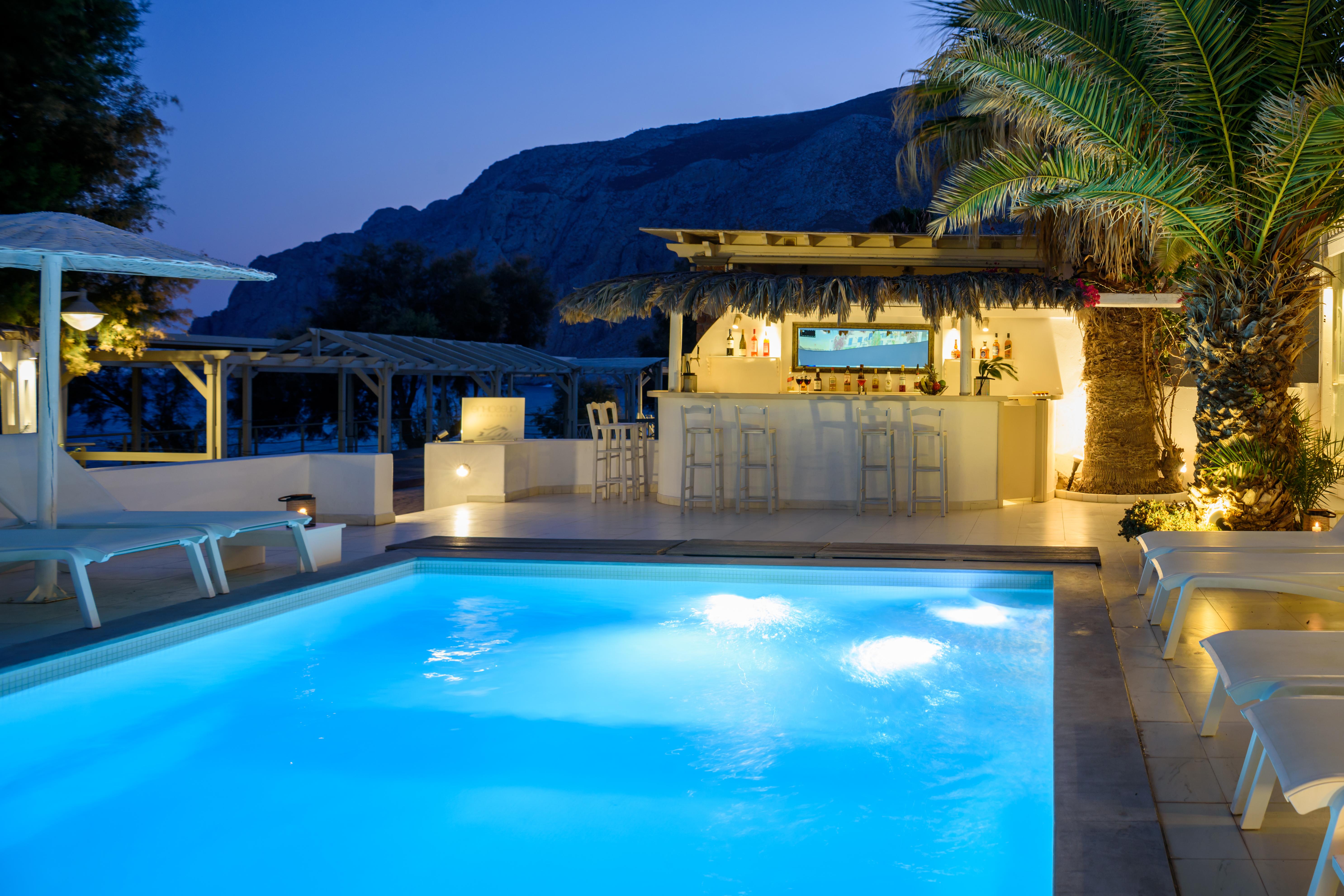 Alesahne Beach Hotel Kamári Kültér fotó